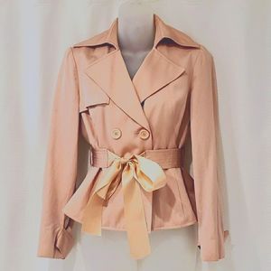 Nine West trench bomber jacket rose